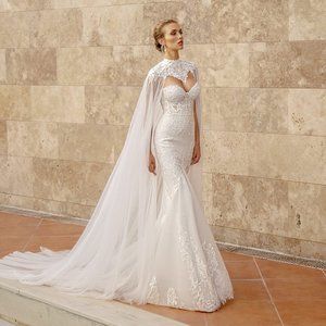 Preston Wedding Cape by Madioni